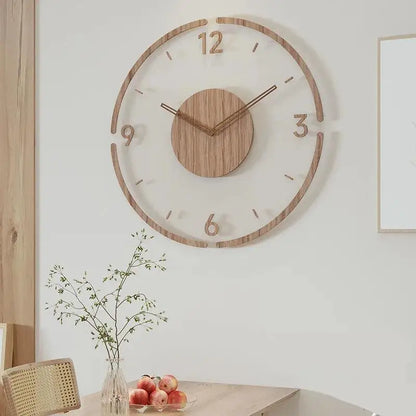 Horloge Murale en Bois - Style 2 / 30cm