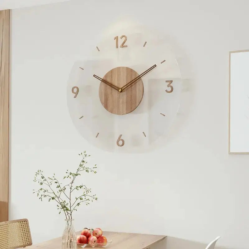 Horloge Murale en Bois - Style 3 / 30cm