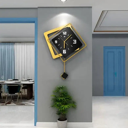 Horloge Murale Moderne 3D - Horloges murales - noir