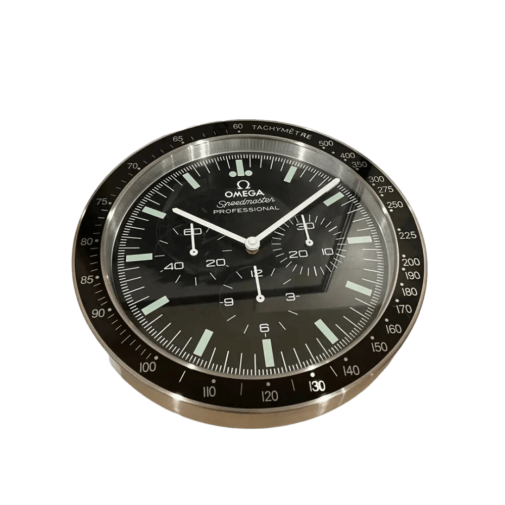 Horloge murale - Omega speedmaster - Passeport Cases