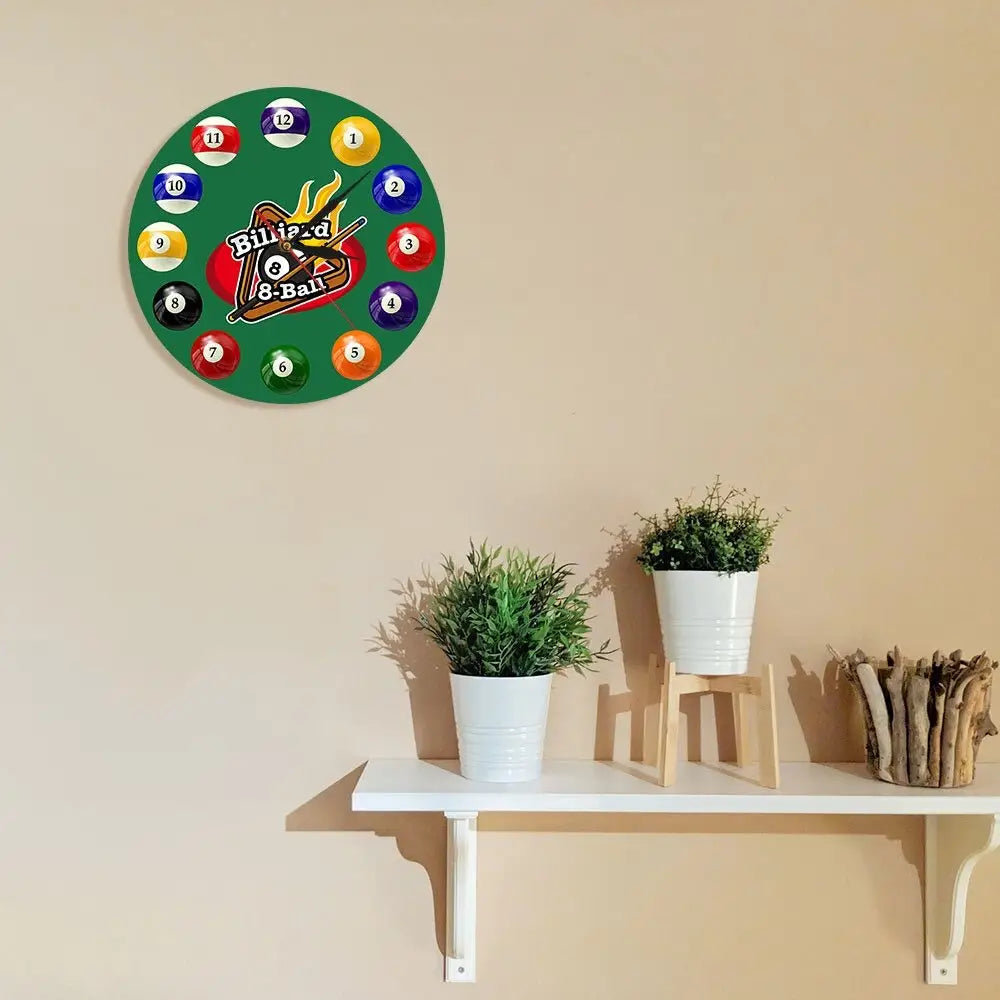 Horloge Murale Originale Billard - Avec cadran - Horloge Originale