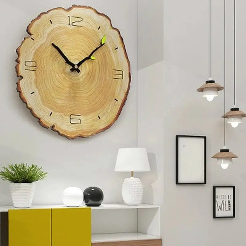 Horloge Murale Originale en Bois