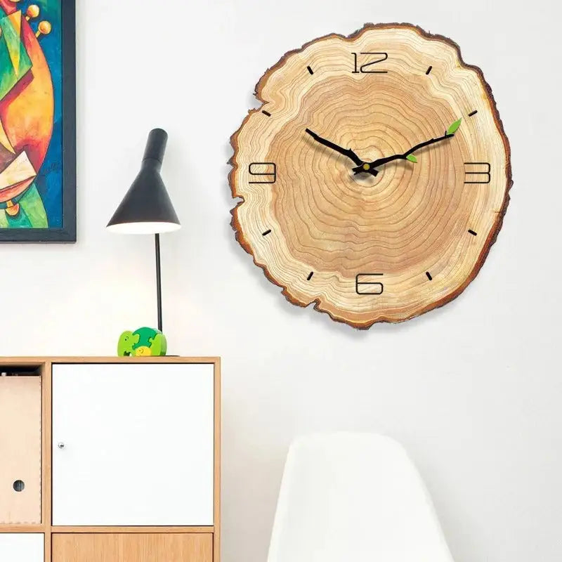 Horloge Murale Originale en Bois - Style 1