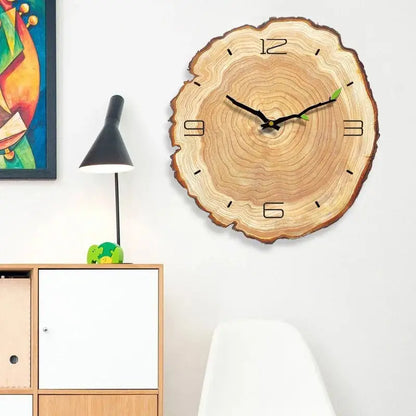 Horloge Murale Originale en Bois - Style 1