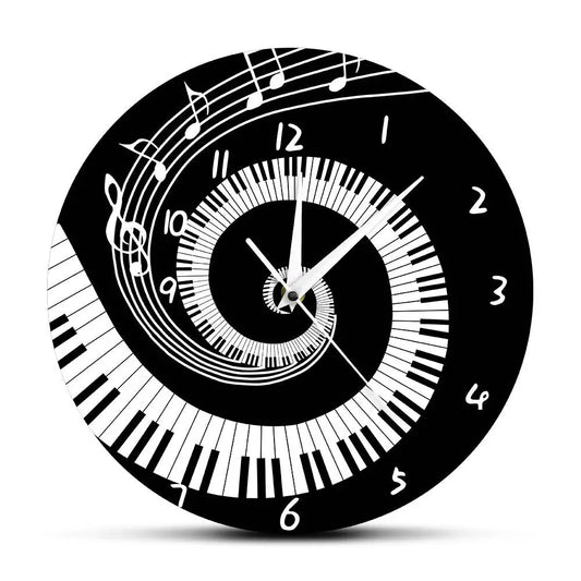 Horloge Murale Originale Musique - Sans cadran - Horloge Originale