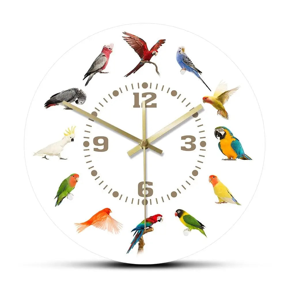 Horloge Murale Originale Oiseaux - Sans cadran - Horloge Originale