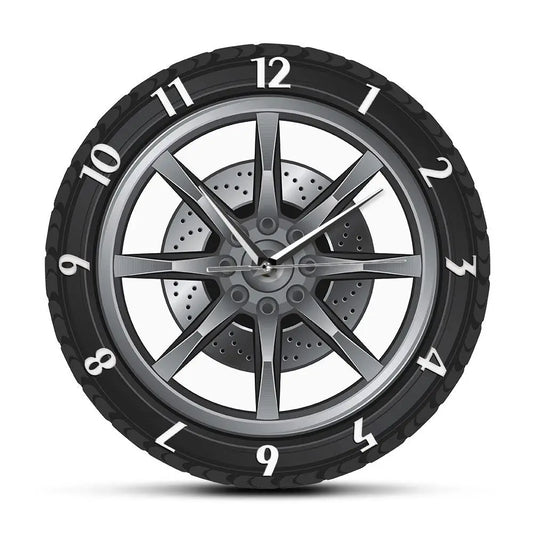 Horloge Murale Originale Pneu de Voiture - Sans cadran - Horloge Originale