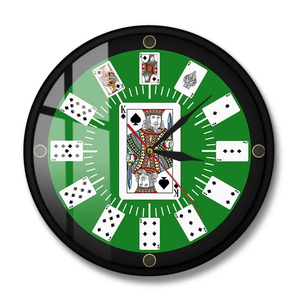 Horloge Murale Originale Poker - Horloge Originale