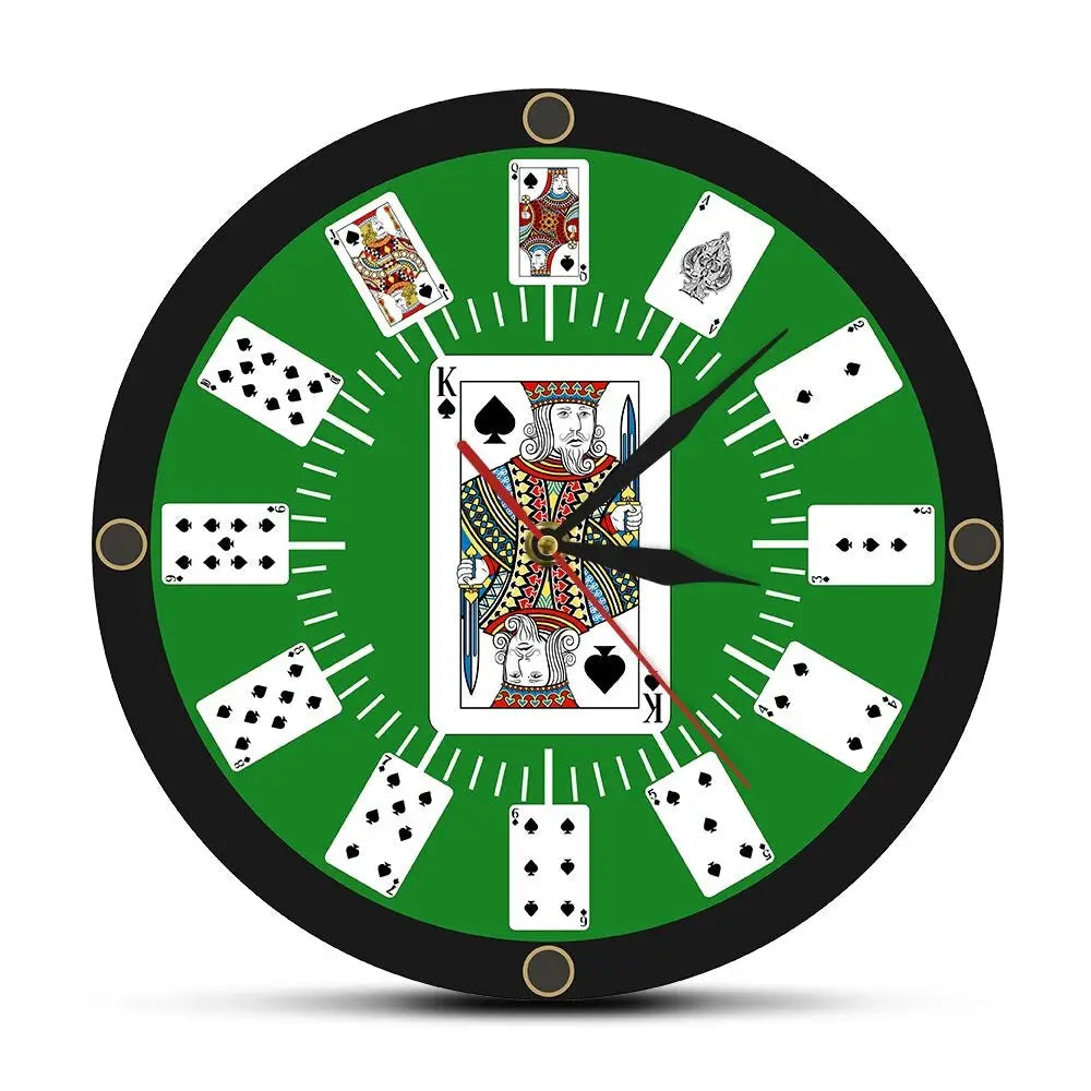 Horloge Murale Originale Poker - Sans cadran - Horloge Originale