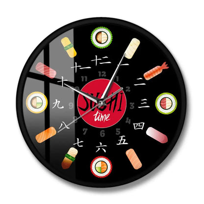 Horloge Murale Originale Sushi Time - Horloge Originale