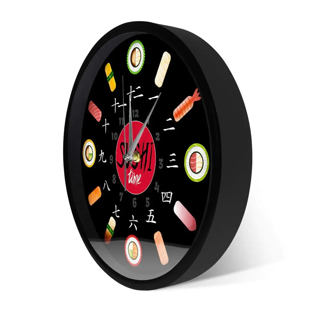 Horloge Murale Originale Sushi Time - Avec cadran - Horloge Originale