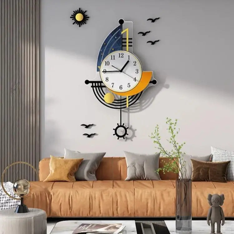 Horloge Murale Originale Voilier