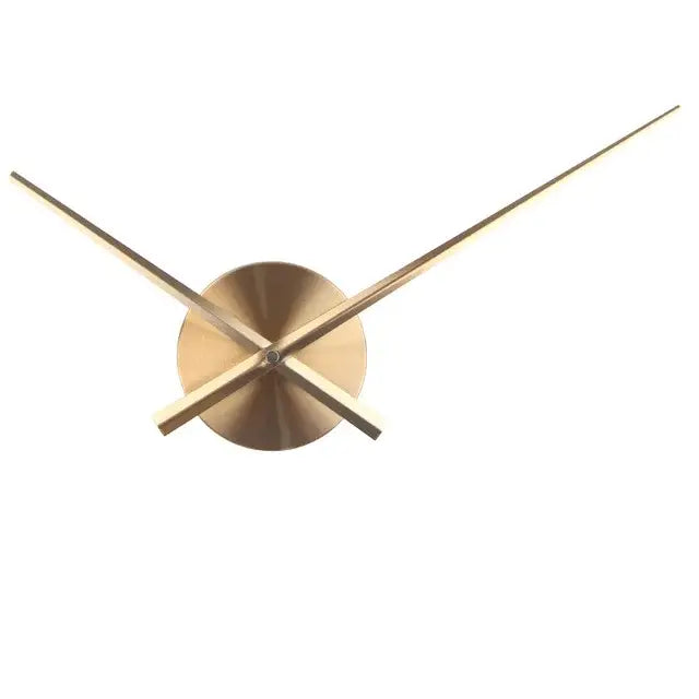 Horloge Murale Sans Cadre - Argenté - Horloge LED