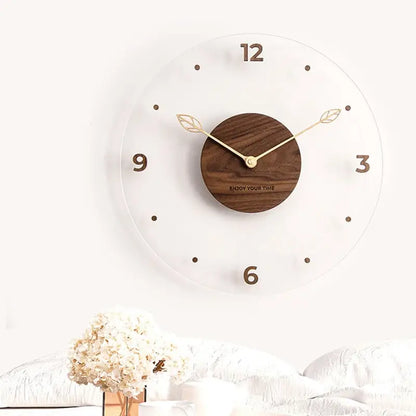 Horloge Murale Scandinave et Créative en Acrylique - 35 cm - Horloge Scandinave