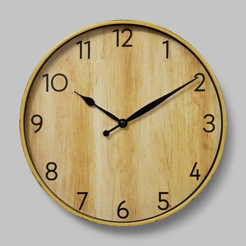 Horloge Murale Scandinave Jaune - Horloge Scandinave