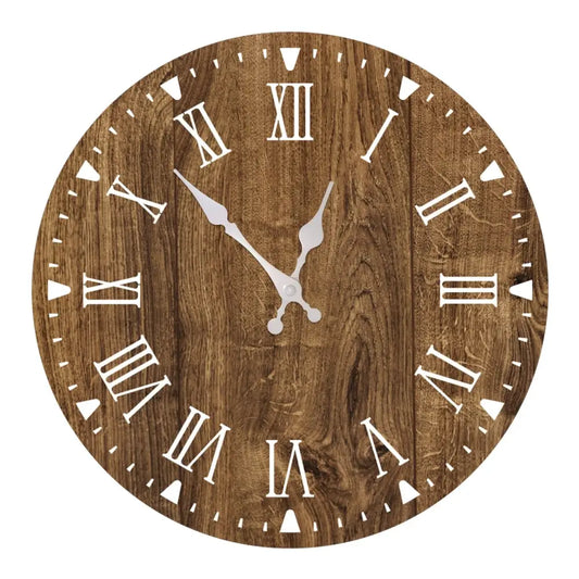 Horloge Murale Scandinave Marron Nordique - Horloge Scandinave