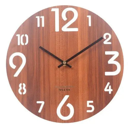 Horloge Scandinave Marron