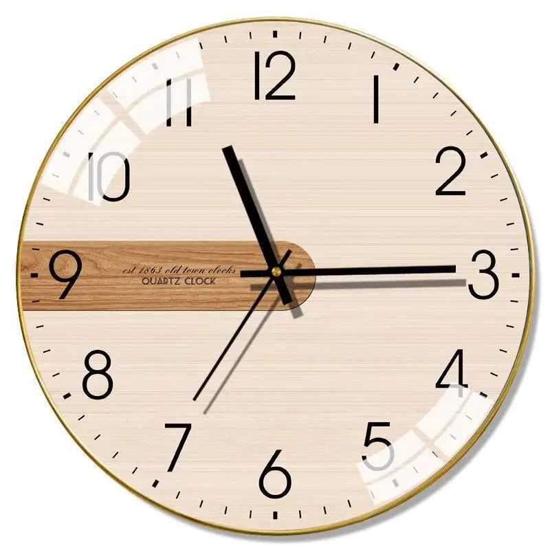 Horloge Murale Scandinave Verre Nordique - 25 cm - Horloge Scandinave