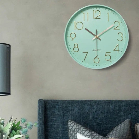 Horloge Murale Scandinave Vert - Horloge Scandinave