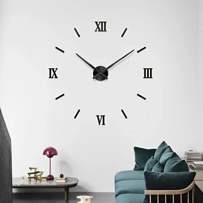 Horloge Murale Stickers 3D - Horloges murales