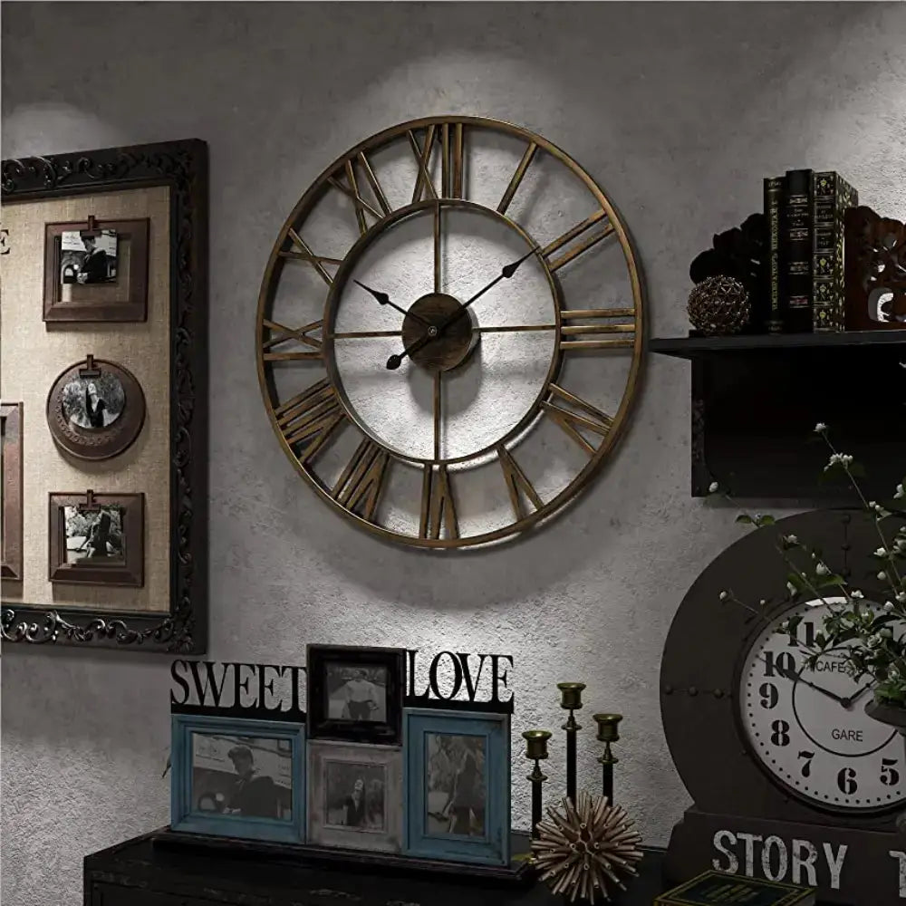 Horloge Murale Style Industriel