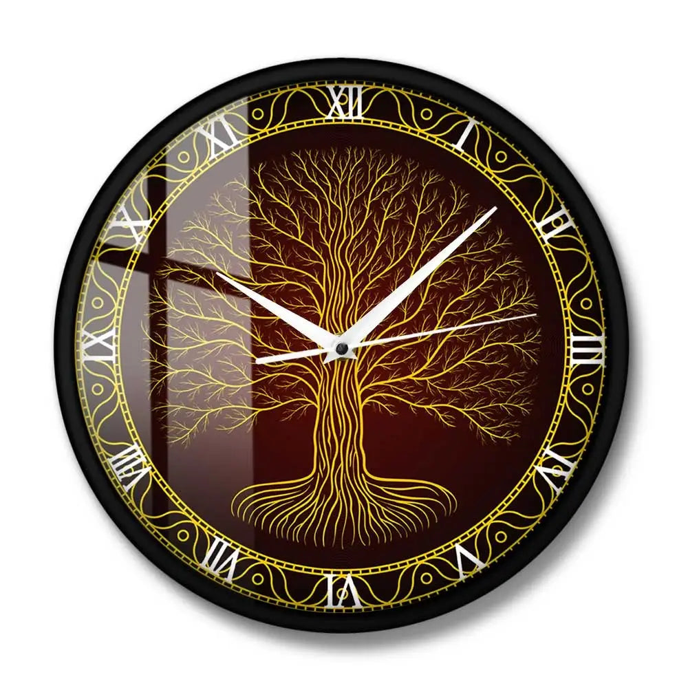 Horloge Murale Viking Arbre de Vie - Horloge Originale