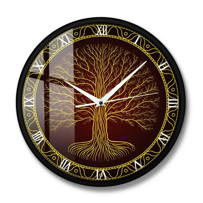 Horloge Murale Viking Arbre de Vie - Horloge Originale