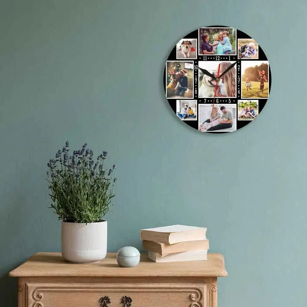 Horloge Personnalisable - Sans Cadre