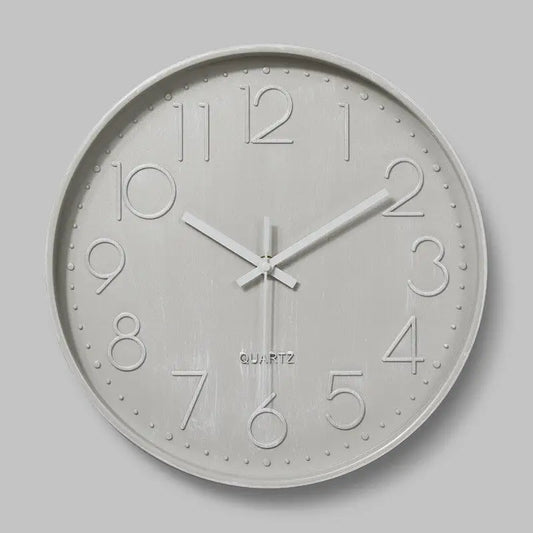 Horloge Scandinave Argentée - Horloge Scandinave