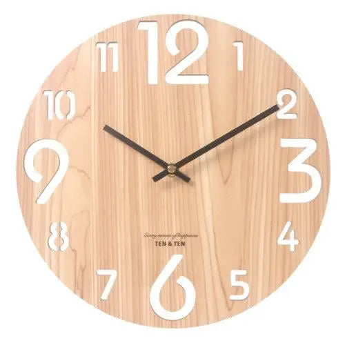 Horloge Murale Bois Scandinave