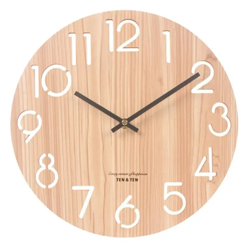 Horloge Scandinave Bois