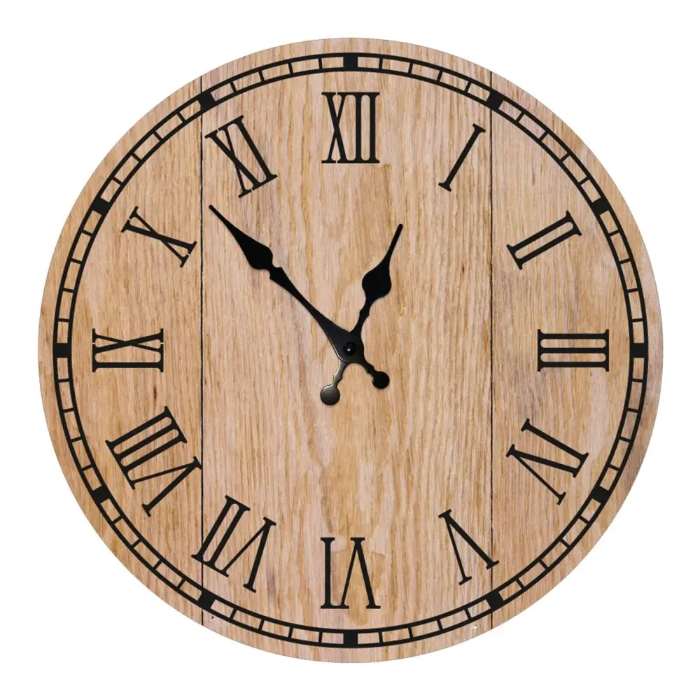 Horloge Scandinave Bois de Chêne - Horloge Scandinave