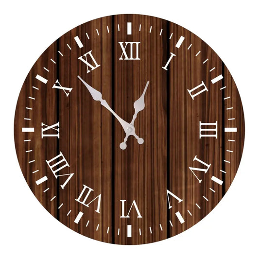 Horloge Scandinave Bois Foncé - Horloge Scandinave