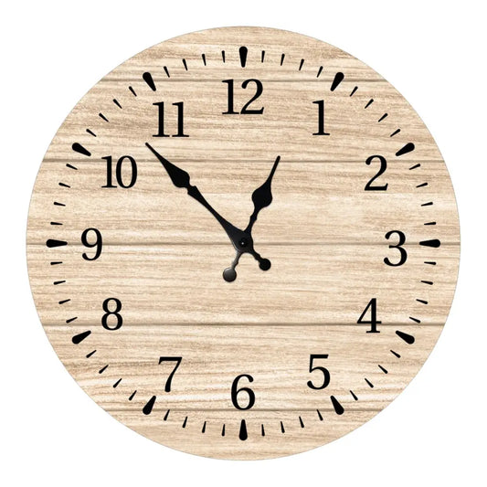 Horloge Scandinave Chêne Clair - Horloge Scandinave