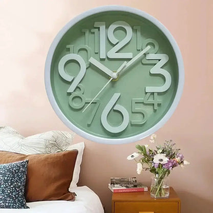 Horloge Simple - Vert