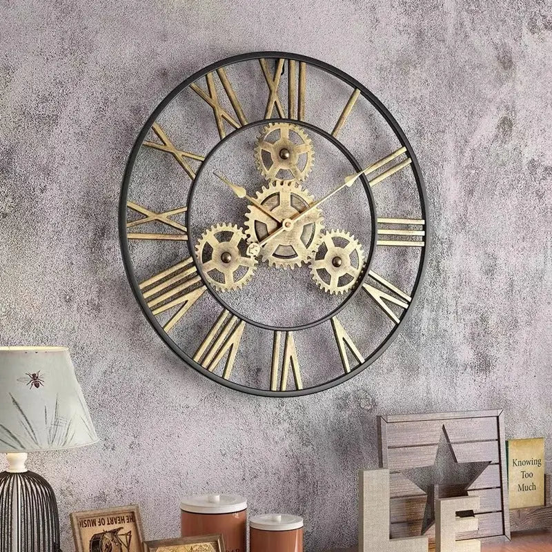 Horloge Style Industriel