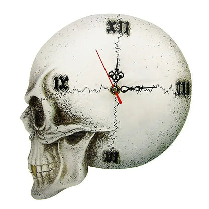 Horloge Tête de Mort Gothique - Horloge Tête de Mort