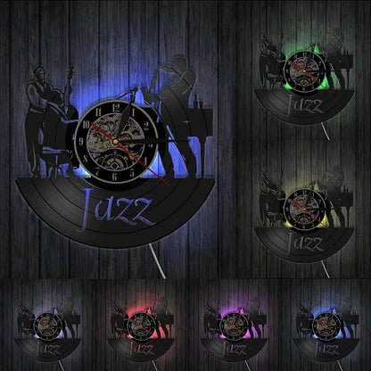 Horloge Vinyle Jazz LED - Horloge LED