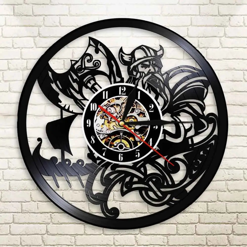 Horloge Vinyle Viking LED - Horloge LED