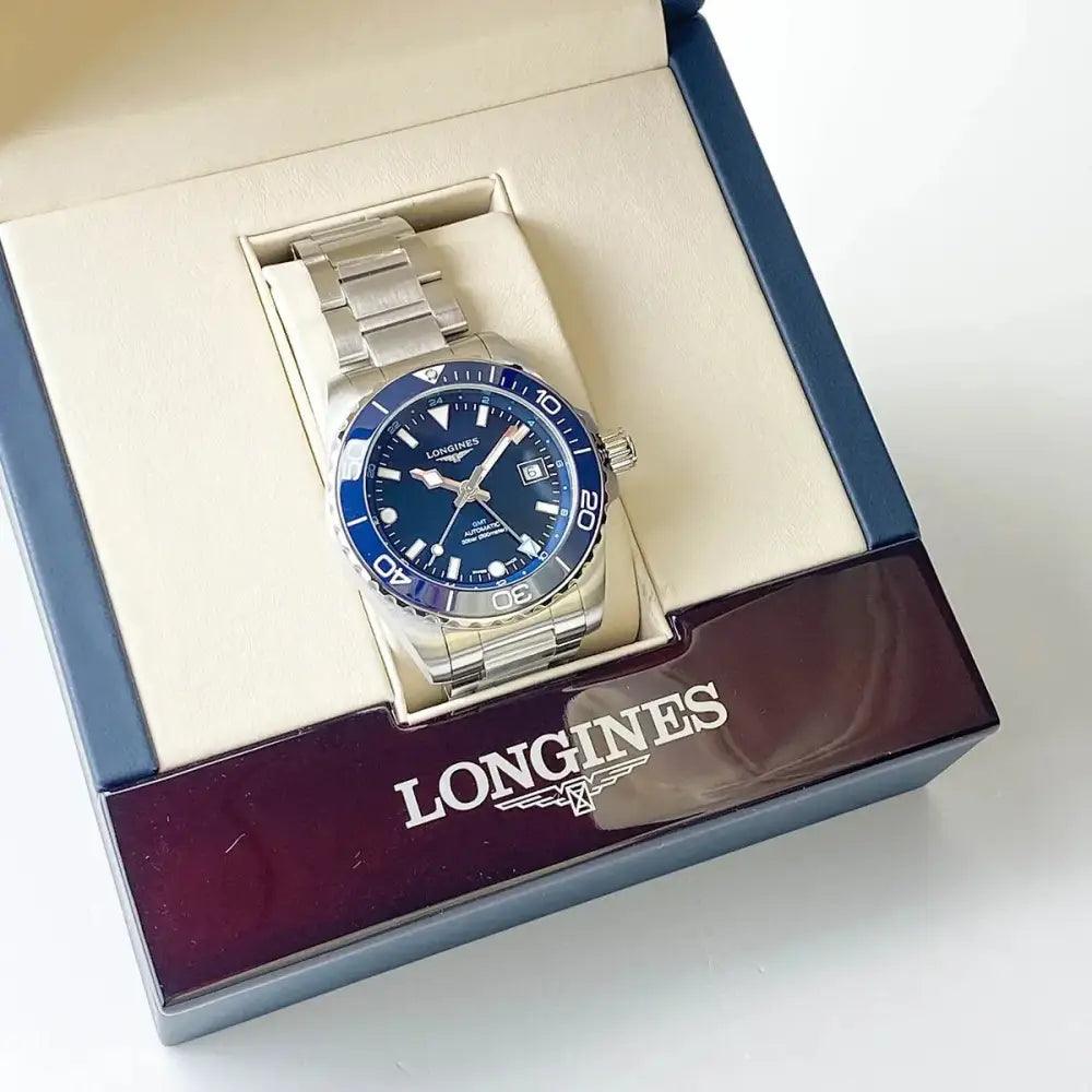 HydroConquest Gmt Blue Dial 41mm - Passeport Cases