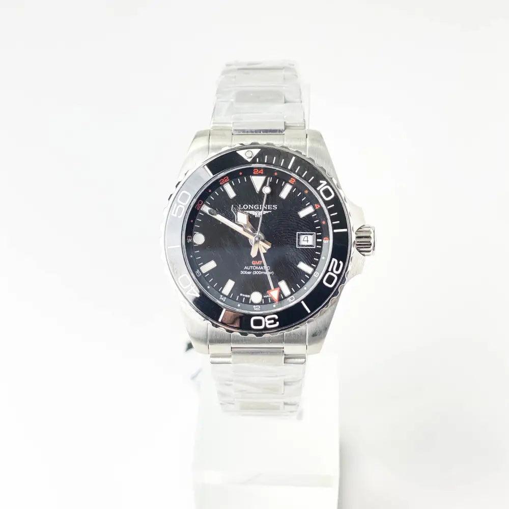 HydroConquest Gmt Schwarz 41mm - Passeport Cases