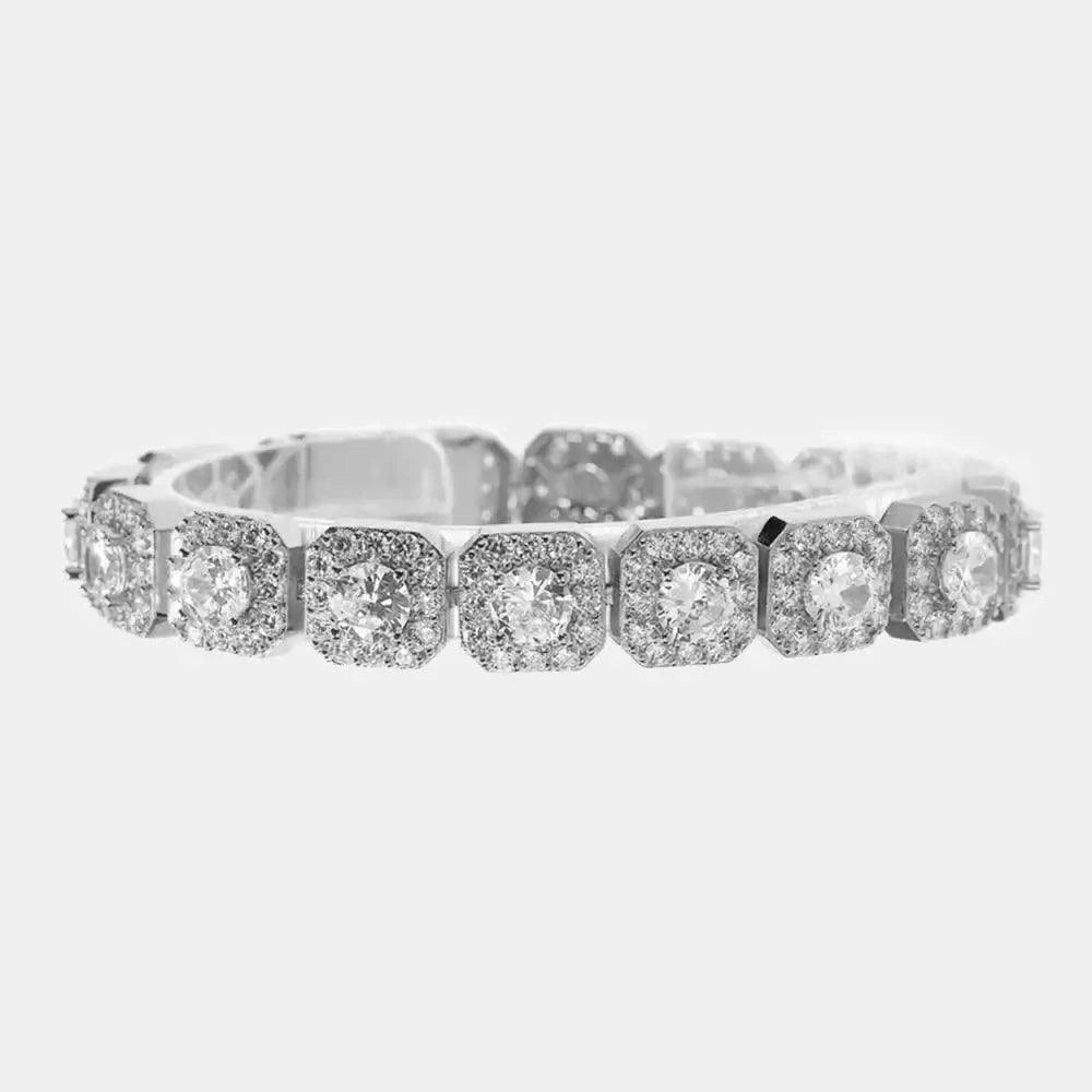 Iced Out Bracelet Tennis Cluster - Passeport Cases