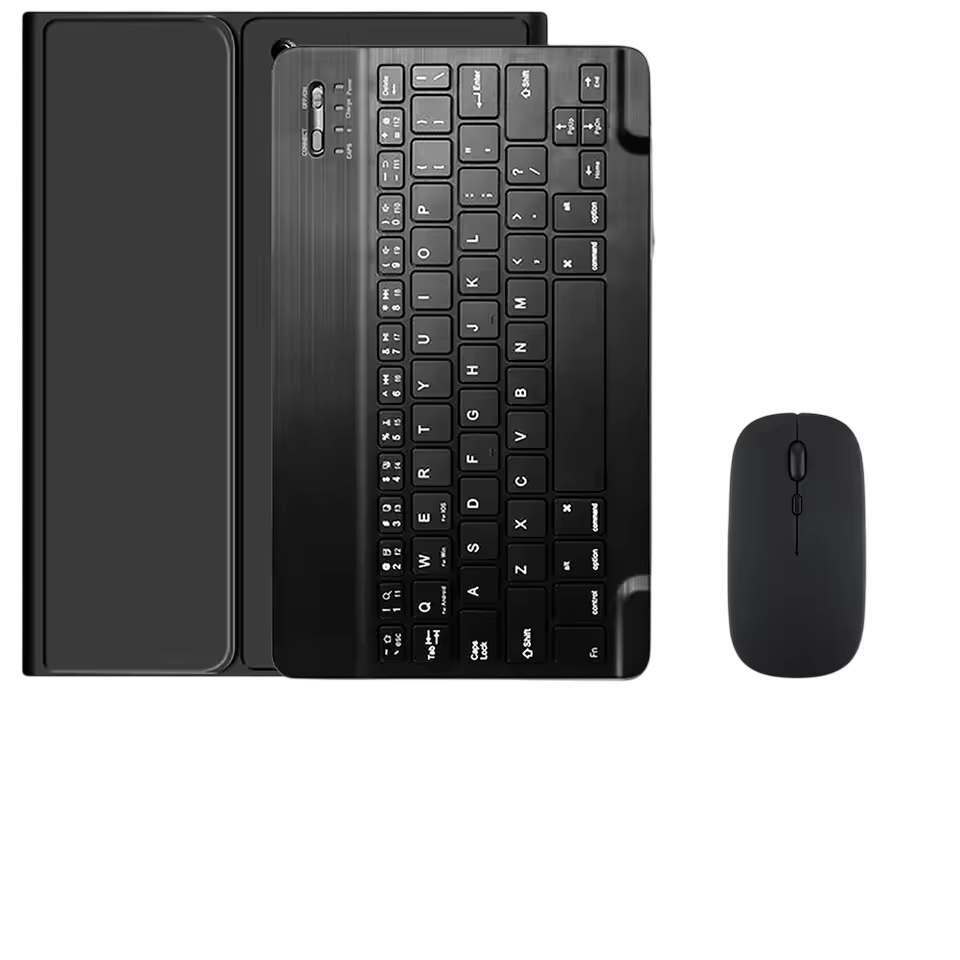 Étui Clavier iPad avec Souris – Mallette de Protection Premium (Noir ou Blanc)