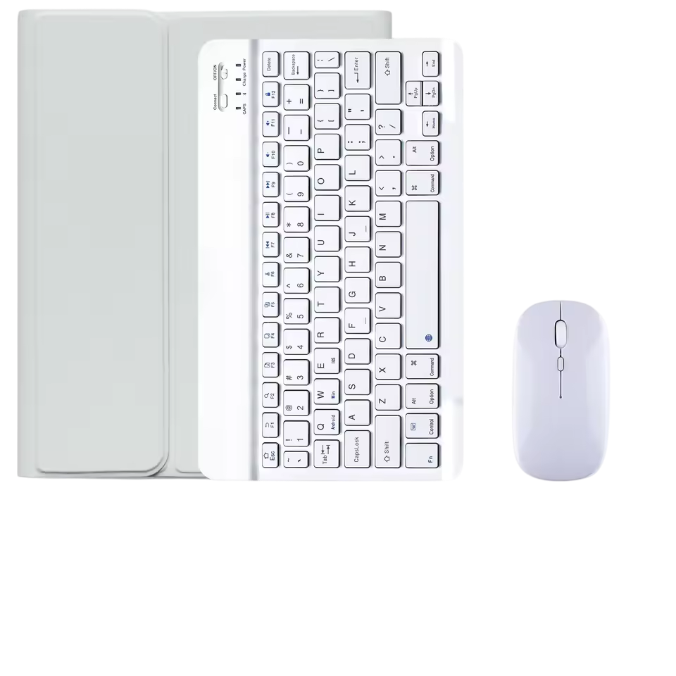 Étui Clavier iPad avec Souris – Mallette de Protection Premium (Noir ou Blanc)