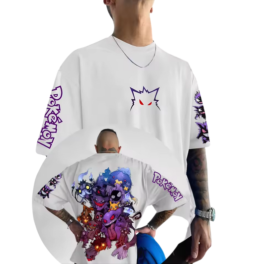 T-Shirt Oversize Pokémon – Team Rocket Streetwear
