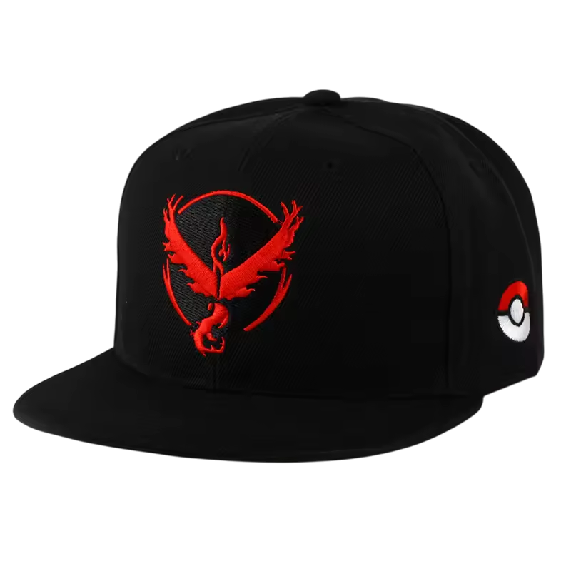 Casquette Pokémon GO – Team Valor, Mystic ou Instinct | Snapback 56-60cm