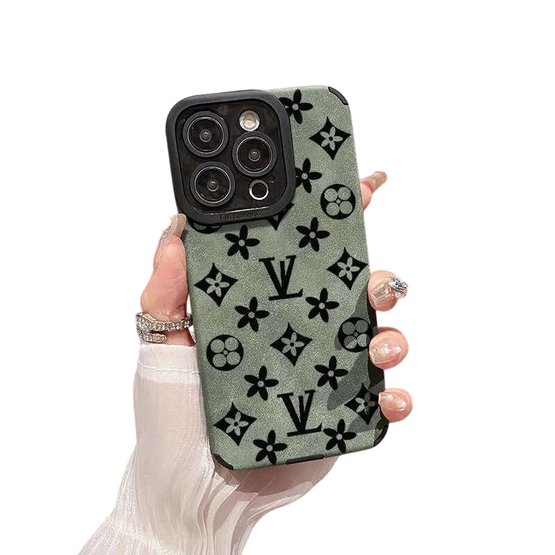 Coque iPhone Louis Vuitton Monogramme – Bleu, Vert ou Beige