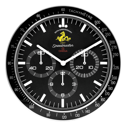 Horloge Murale Omega Speedmaster 1957 🕰️ – Édition 50e Anniversaire