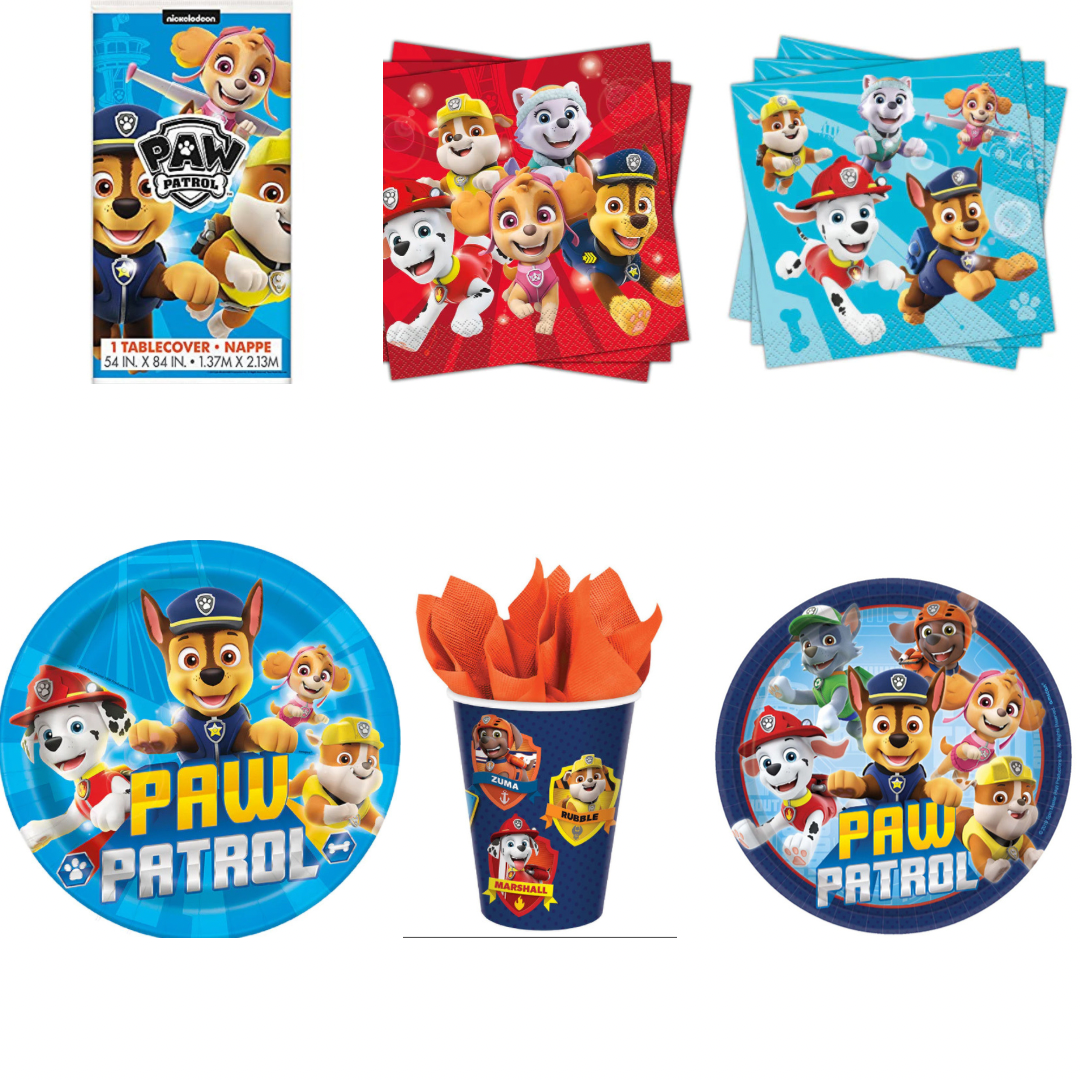 Paw Patrol - Lot Accessoires de Table