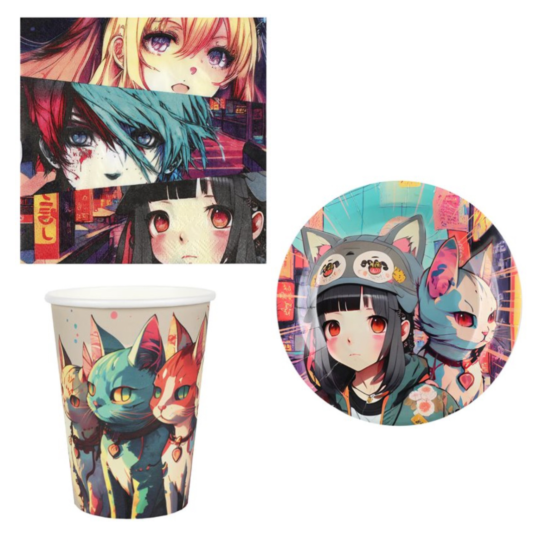 Kit de Fête Manga - Lot 1